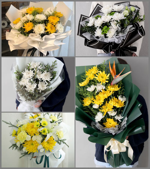 湖南永州零陵区珠山镇北门口村白事花束代送